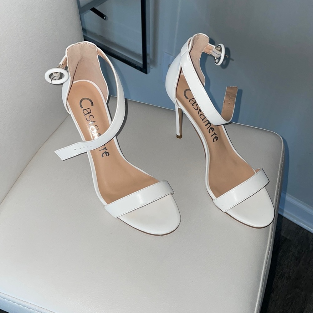 Classy white shoes